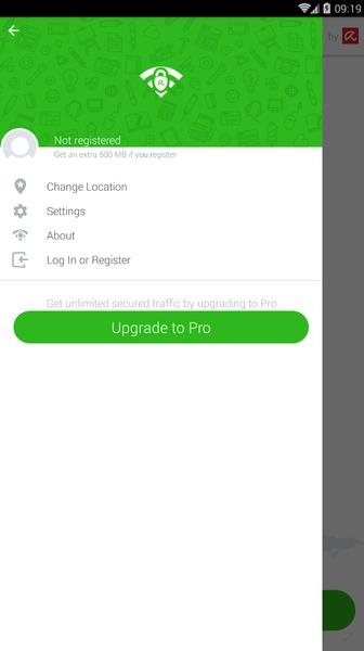 Avira Phantom VPN スクリーンショット 1