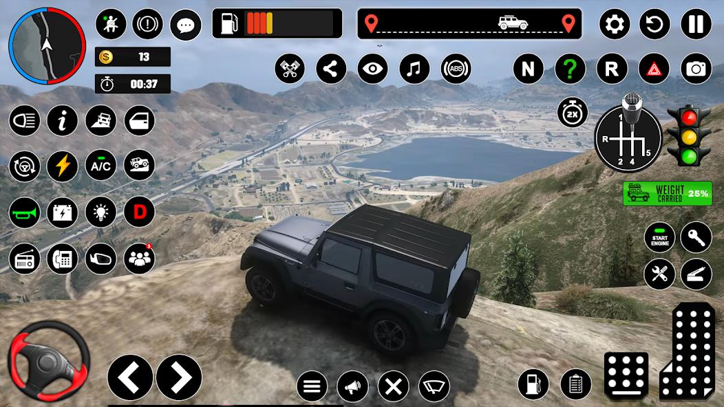 Offroad Jeep Driving & Parking Mod ဖန်သားပြင်ဓာတ်ပုံ 2