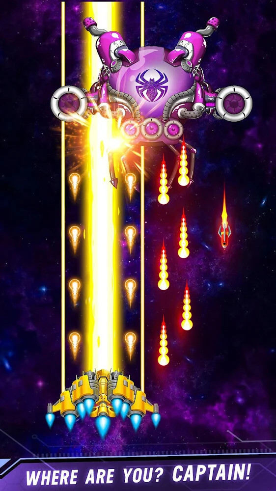 Space shooter - Galaxy attack Скриншот 1