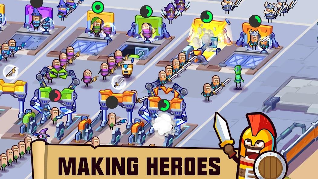 Hero Making Tycoon Mod Tangkapan skrin 2