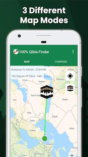 100% Qibla Finder Tangkapan skrin 3