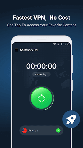 SailfishVPN - Fast, Secure VPN ภาพหน้าจอ 2