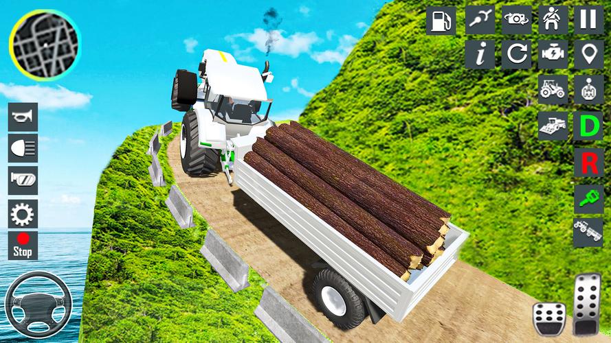 Tractor Driving Tractor Game स्क्रीनशॉट 0