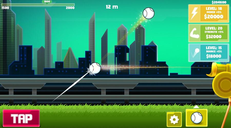 Flick Hit Baseball : Home Run 스크린샷 0