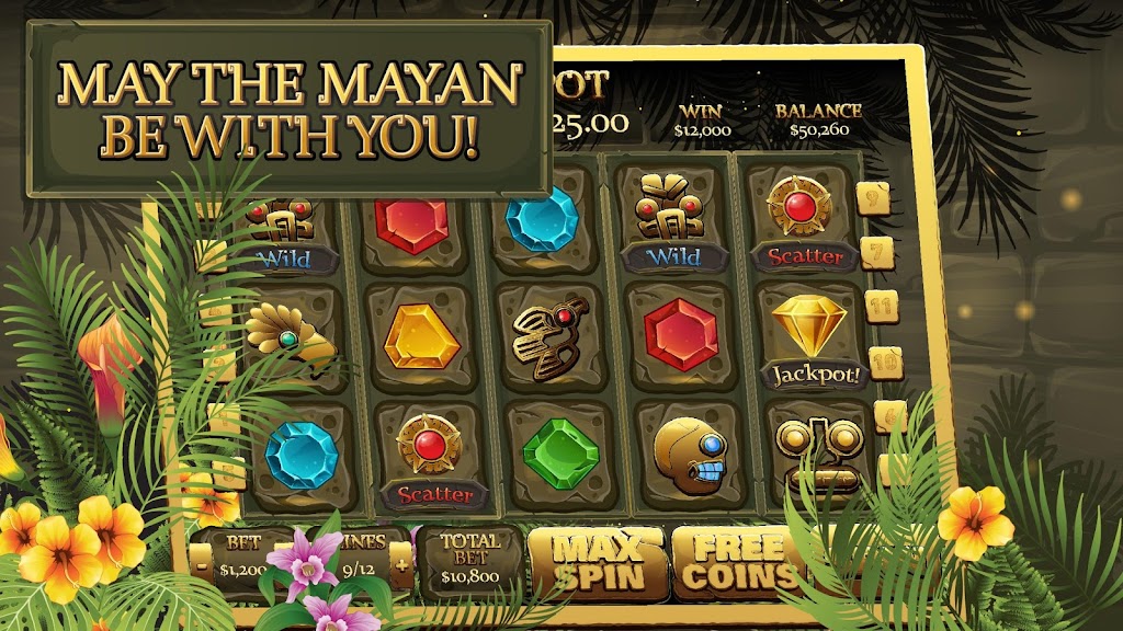 Mayan Ruins Slots ภาพหน้าจอ 1