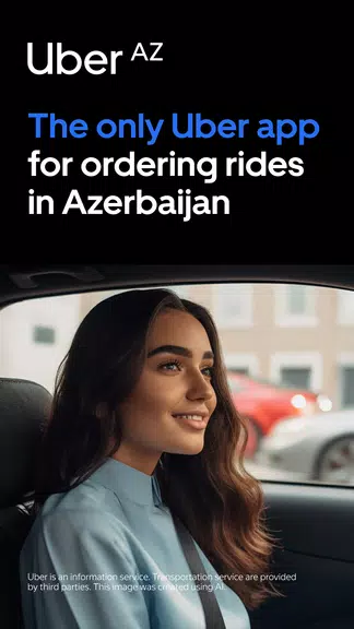 Uber AZ — Taksi və Çatdırılma 螢幕截圖 0