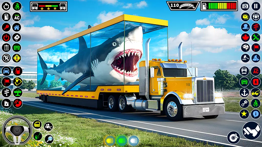 Sea Animal Transport Truck Sim 스크린샷 0