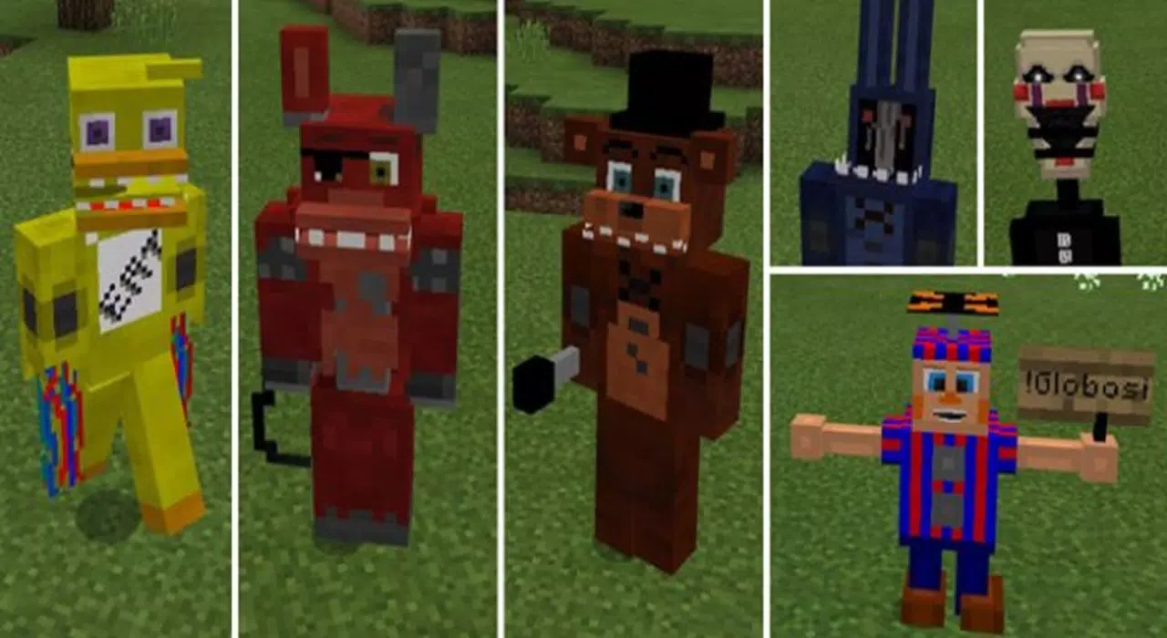 Five Nights At Freddy’s For Minecraft Tangkapan skrin 0