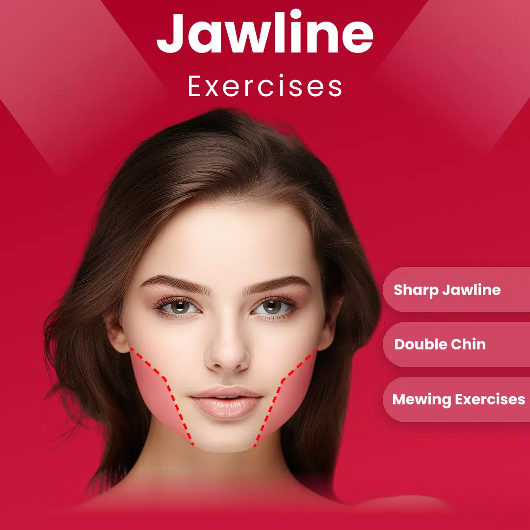 Jawline Exercises & Mewing 螢幕截圖 0