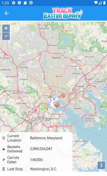 The Easter Bunny Tracker Screenshot 3