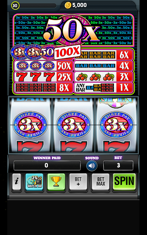 Diamond Triple Slots - Vegas Slots Tangkapan skrin 3