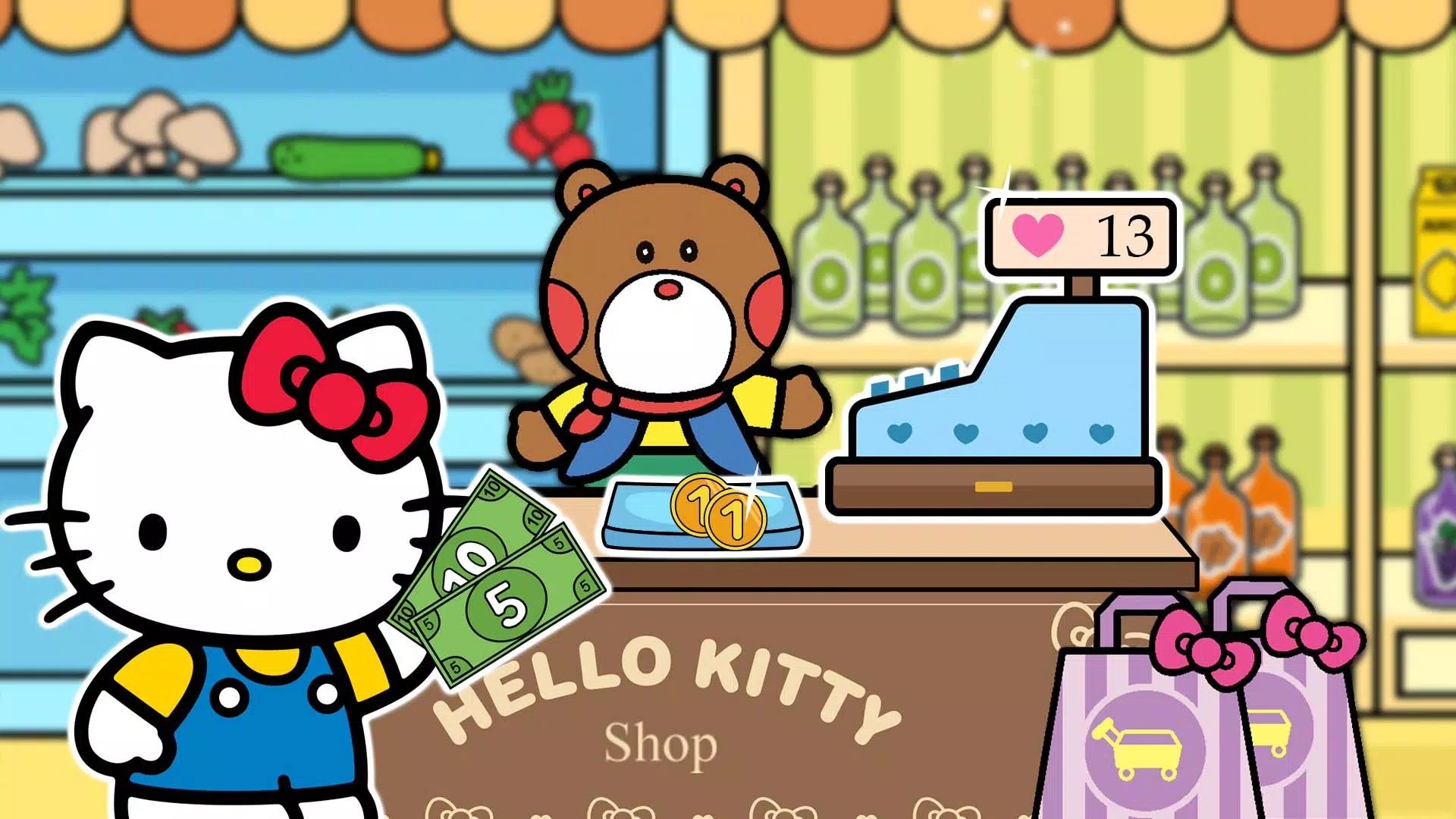 Hello Kitty: Игра Супермаркет Скриншот 2