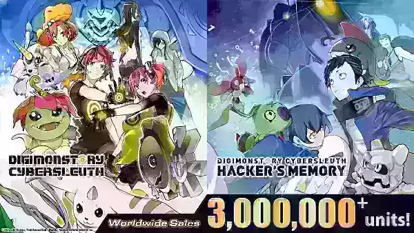 Продажи и цифровые продажи серии Digimon Story: Cyber Sleuth превысили три миллиона