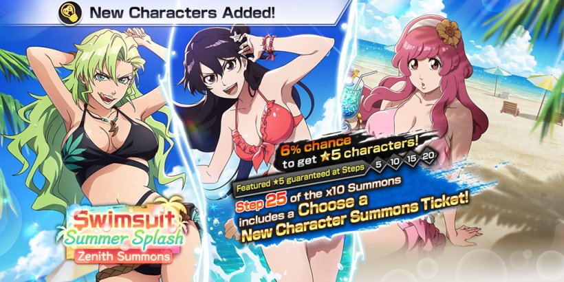 Bleach: Brave Souls Swimsuit Event está indo ao vivo muito em breve