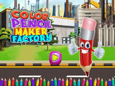 Color Pencil Maker Factory Capture d'écran 0