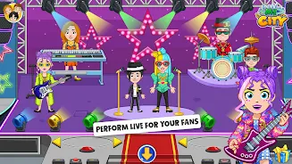 My City : Popstar Tangkapan skrin 1