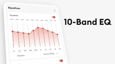 Flat Equalizer - Bass Booster Ảnh chụp màn hình 1