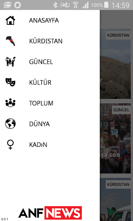 ANF Haber Ajansı Screenshot 2