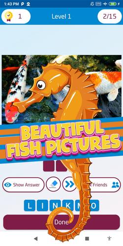 fish quiz games スクリーンショット 3