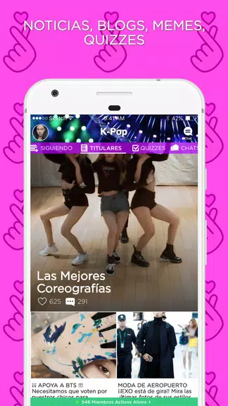 K-Pop Amino en Español 스크린샷 0