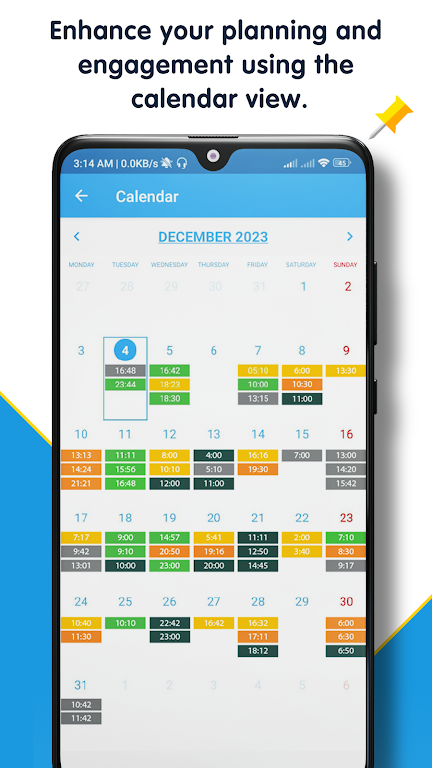 SKEDit: Auto Message Scheduler 螢幕截圖 1