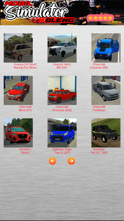 Mobil Simulator Oleng Ảnh chụp màn hình 3