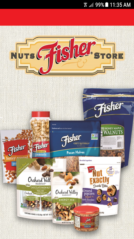 Fisher Nuts Store Captura de tela 0