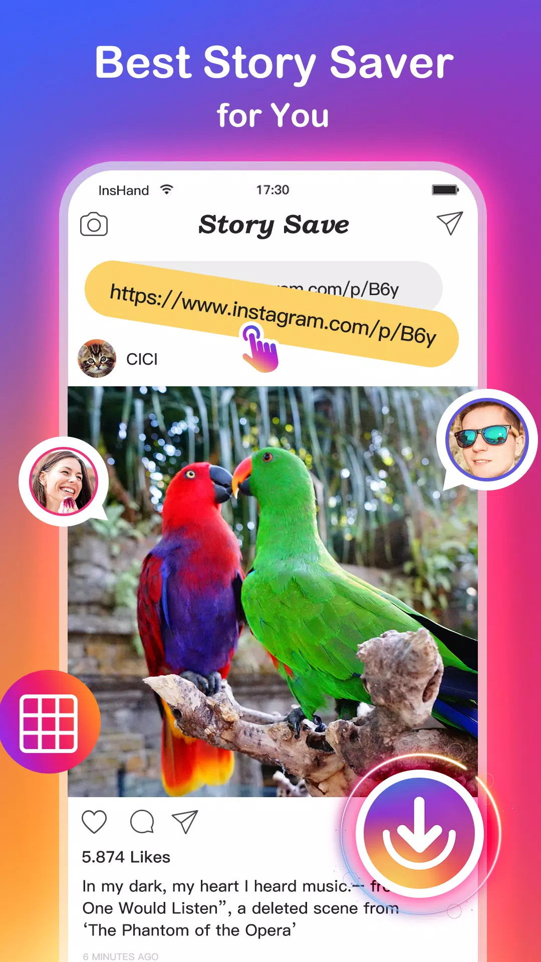 SaveIG for Instagram - Save videos reels photos Schermafbeelding 0