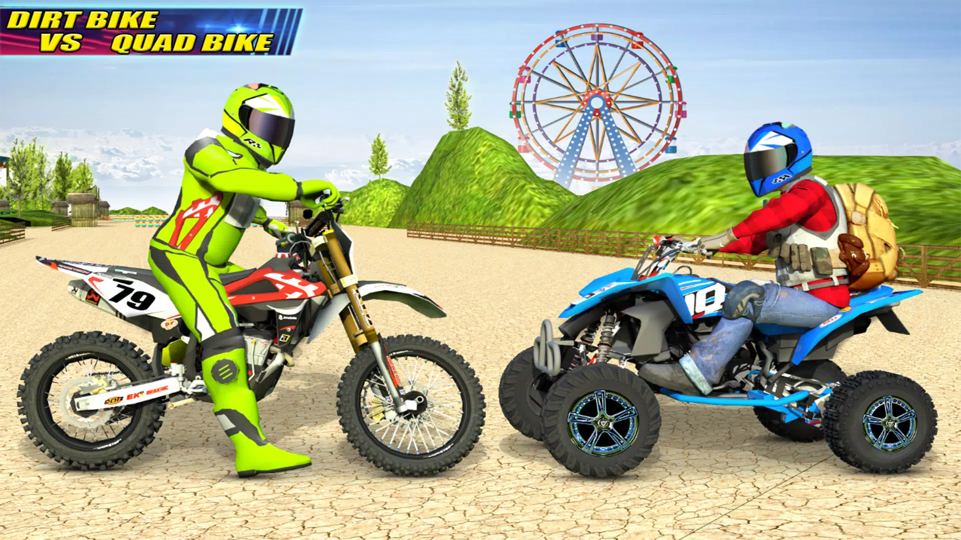 Motocross Dirt Bike Race Game Ảnh chụp màn hình 1