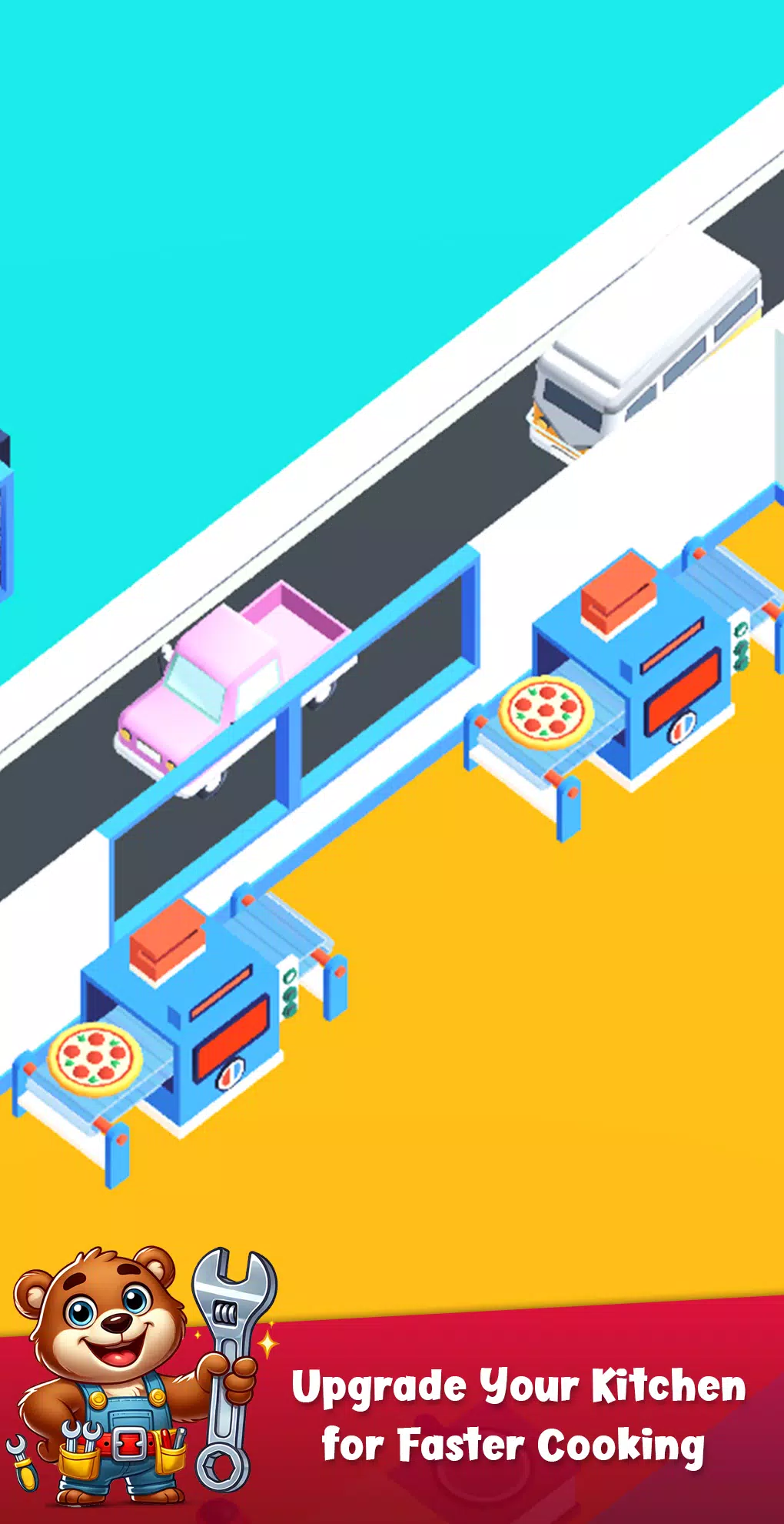 Bear Pizza Maker:Cooking Games Zrzut ekranu 1