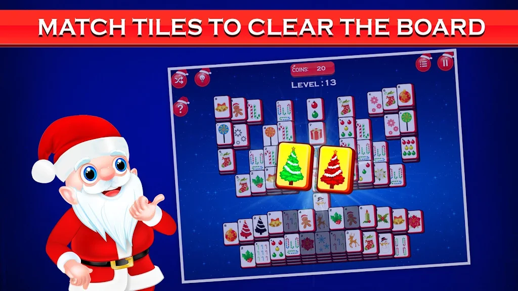 Mahjong Deluxe - Christmas Fun Screenshot 1