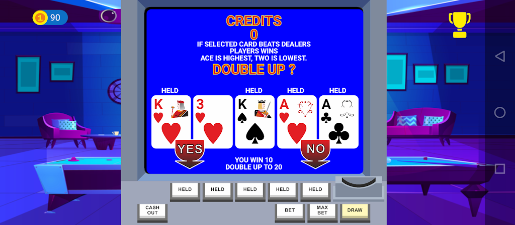 Video Poker Big Bet Ekran Görüntüsü 1