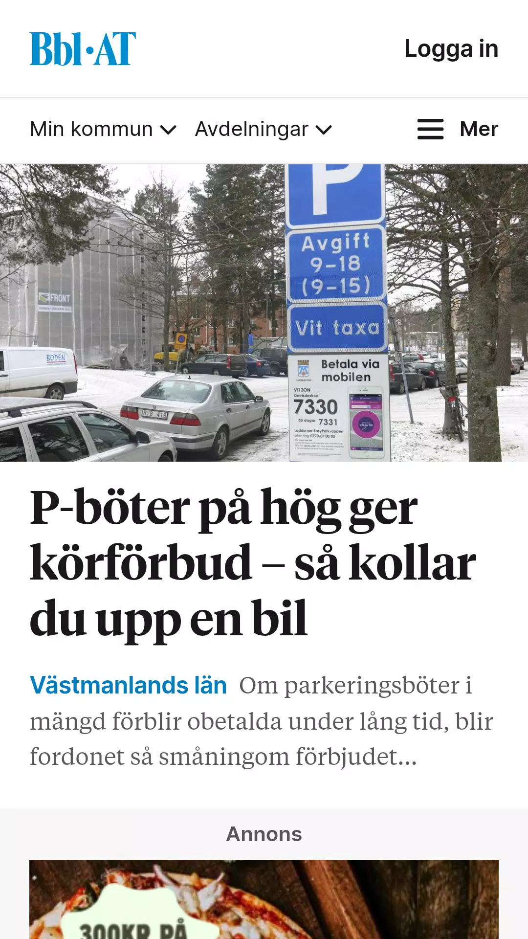 bblat.se Tangkapan skrin 1