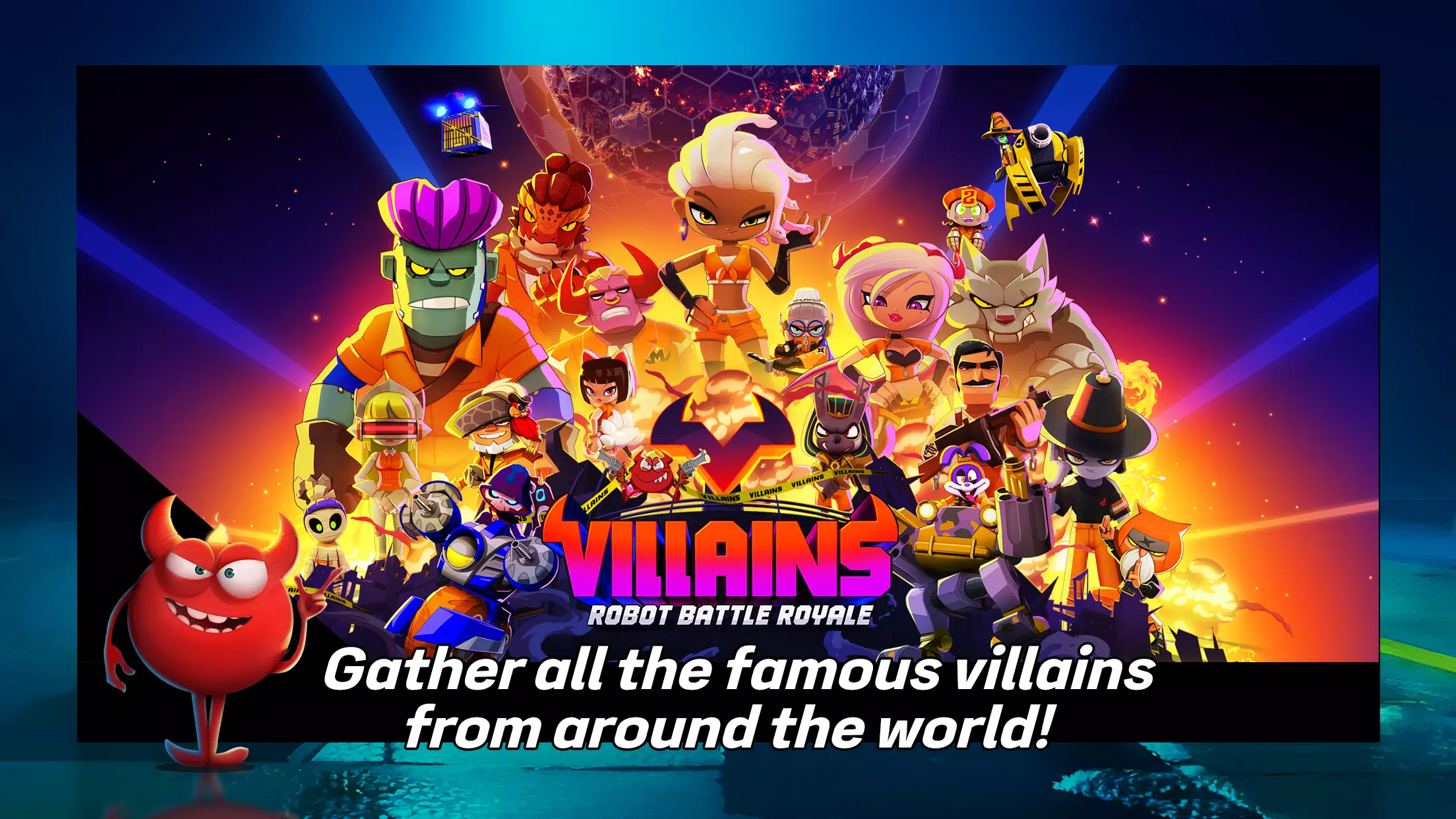 Villains: Robot BattleRoyale Ảnh chụp màn hình 0