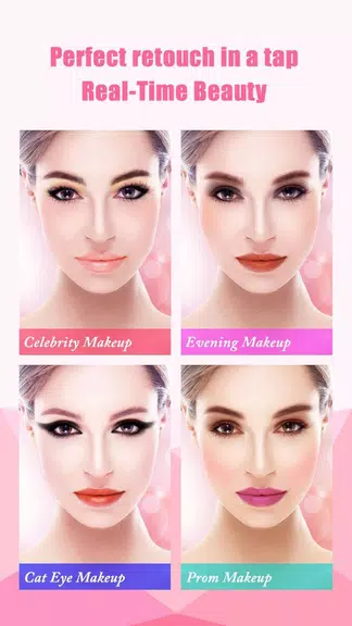 InstaBeauty: Makeup Selfie Cam ภาพหน้าจอ 0