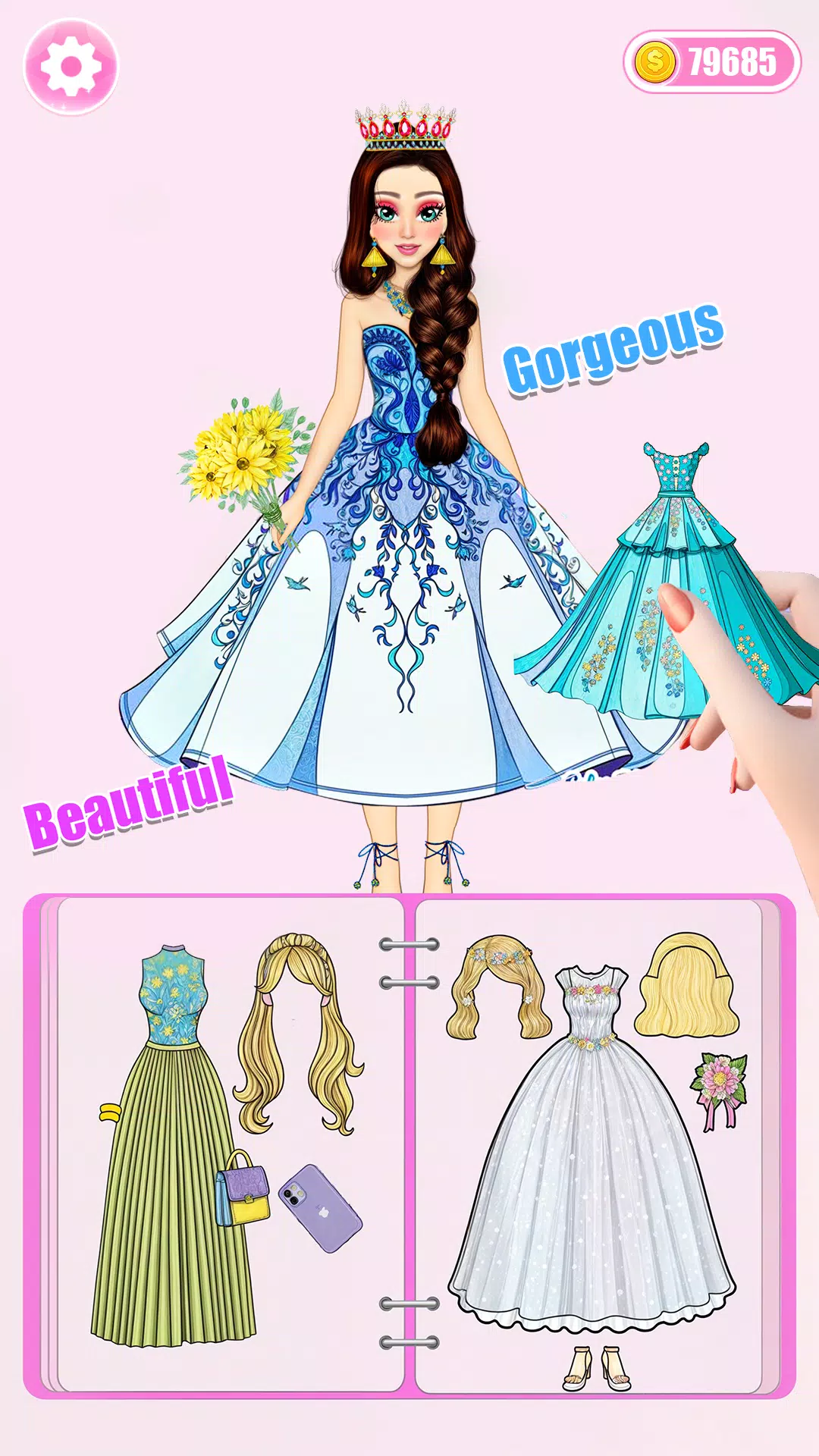 Paper Doll: Dress Up DIY Game 스크린샷 3