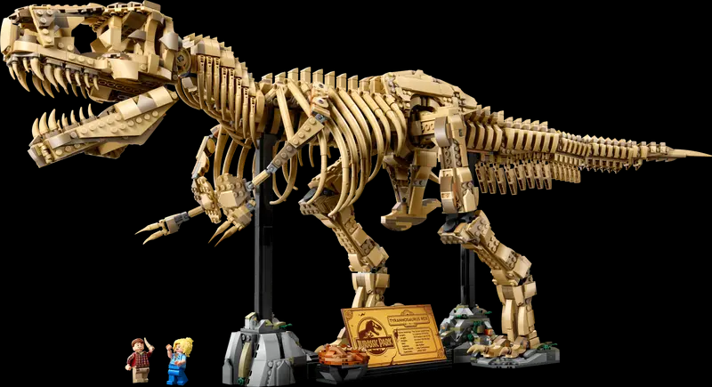 LEGO annuncia un set di scheletri di Jurassic Park T-Rex, lungo oltre 3 piedi