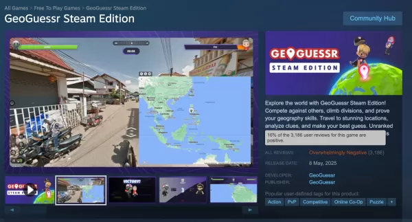 GeoGuessr responde às críticas à medida que a versão do Steam se aproxima das classificações da Bottom of Valve