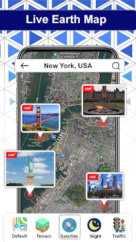 Earth Map Satellite: View Live Tangkapan skrin 0