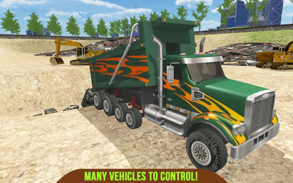 Garbage Truck Recycling SIM 螢幕截圖 0