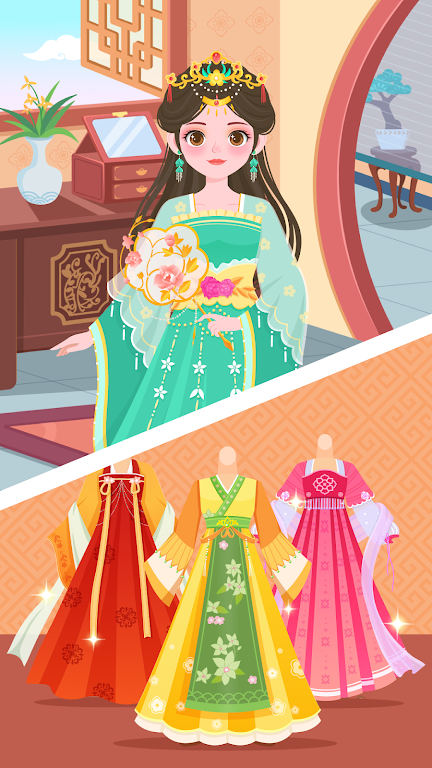 DuDu Princess dress up game Zrzut ekranu 0