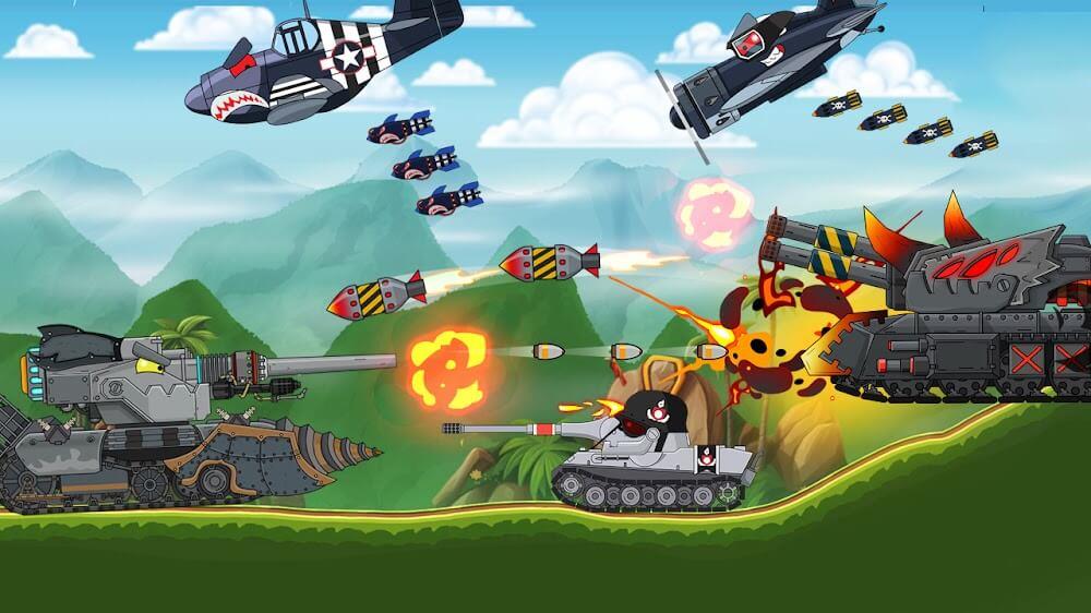 Tank Combat: War Battle Tangkapan skrin 1