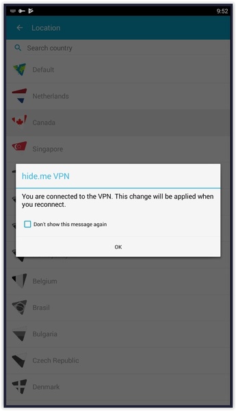 hide.me VPN: Navegação Segura Screenshot 2