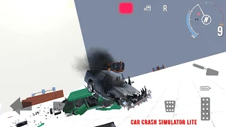 Car Crash Simulator Lite Captura de tela 1