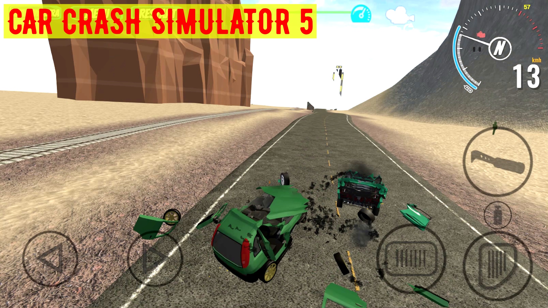 Car Crash Simulator 5 ဖန်သားပြင်ဓာတ်ပုံ 1