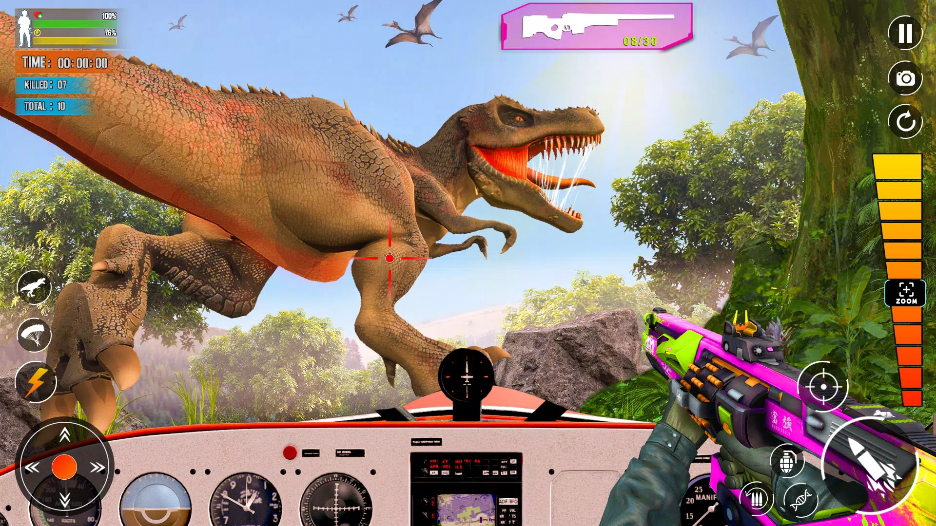 Wild Dinosaur Hunting Games Captura de pantalla 2