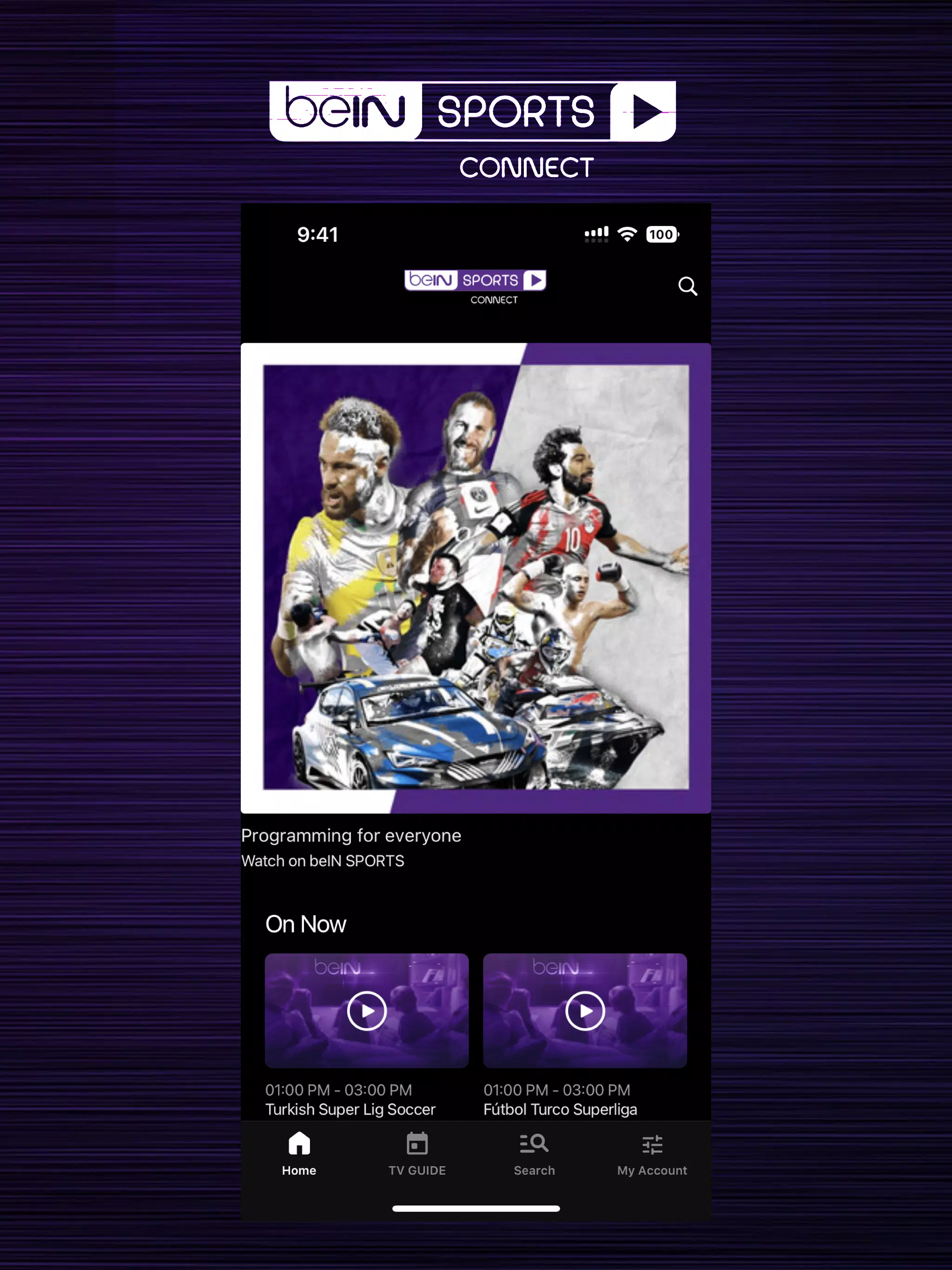 beIN SPORTS CONNECT 螢幕截圖 3