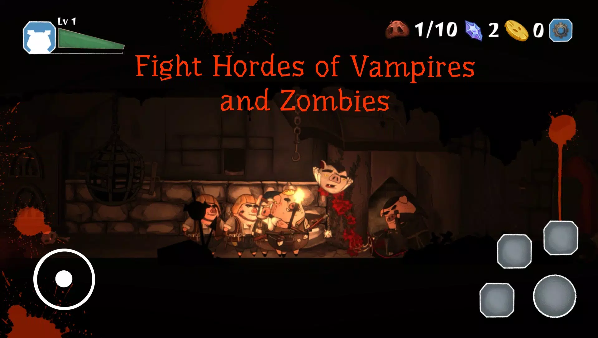 Pigs Wars: Vampire Blood Moon Zrzut ekranu 2