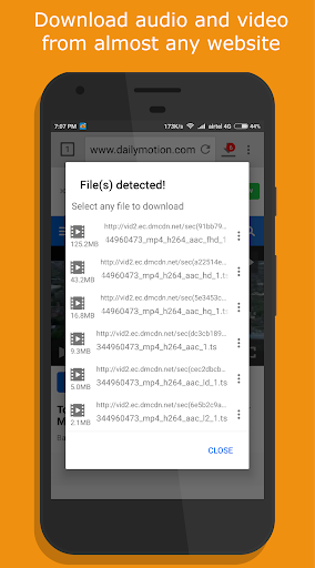 1DM Lite: Browser & Downloader ภาพหน้าจอ 1