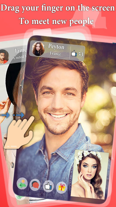 LightC - Meet People via video chat for free Tangkapan skrin 1